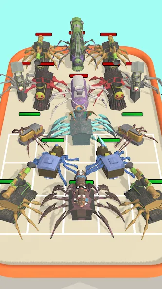 Merge Spider Train [МОД: Много денег, Монет и Все открыто] Screenshot 3