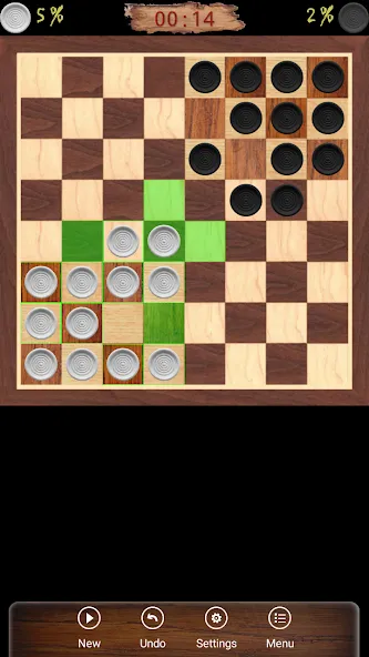 Ugolki - Checkers - Dama [МОД: Все открыто, Дополнительные деньги и Меню MOD] Screenshot 1