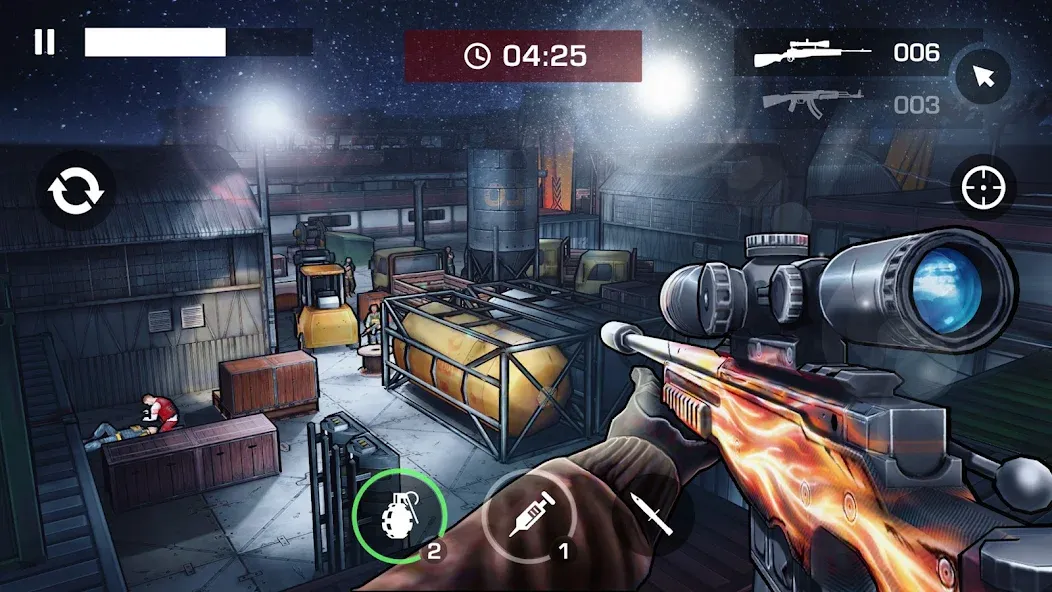 Gun Shooting Games Offline FPS (Ган 2) [МОД: Много монет, Открытые уровни и Мега MOD] Screenshot 2