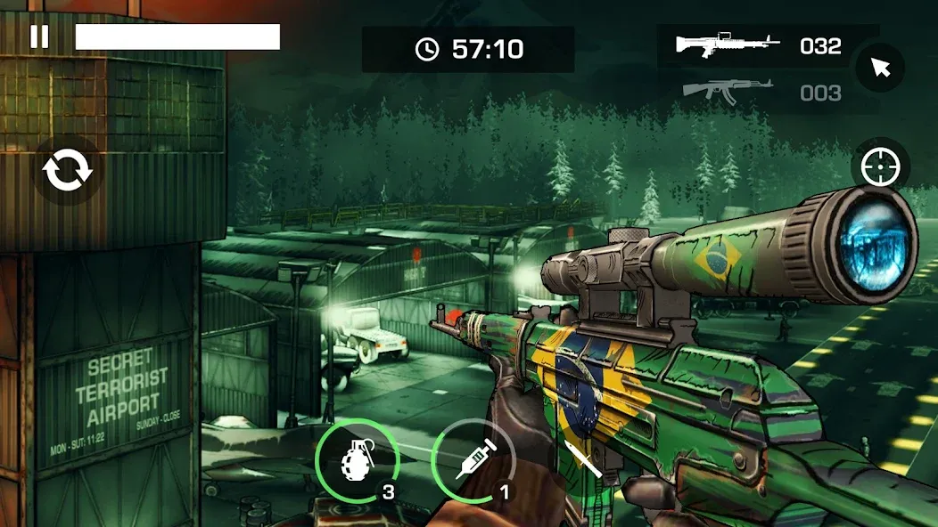 Gun Shooting Games Offline FPS (Ган 2) [МОД: Много монет, Открытые уровни и Мега MOD] Screenshot 4