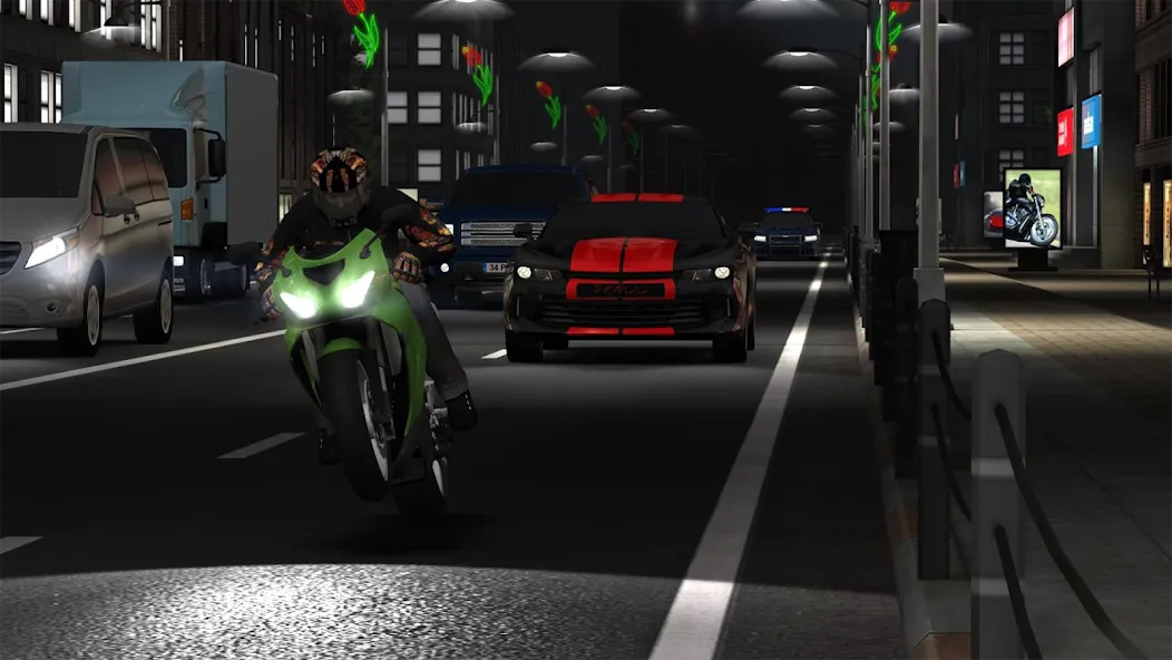 Racing Fever: Moto (Рейсинг Фивер) [МОД: Деньги, Монеты и Меню MOD] Screenshot 1