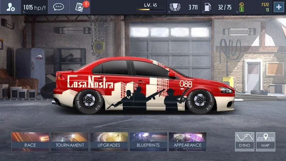 Drag Racing: Streets (ДрагРейсинг) [МОД: Много монет, Открытые уровни и Мега MOD] Screenshot 1