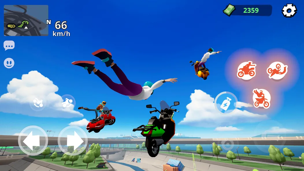 Moto City: Mad Bike Delivery (Мото Сити) [МОД: Деньги, Монеты и Меню MOD] Screenshot 3