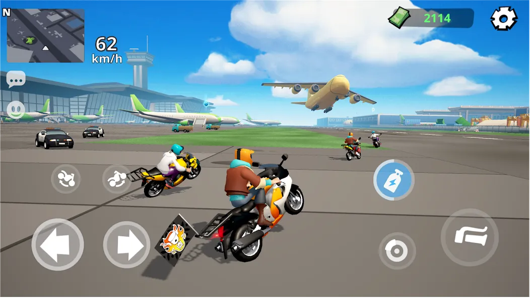 Moto City: Mad Bike Delivery (Мото Сити) [МОД: Деньги, Монеты и Меню MOD] Screenshot 4
