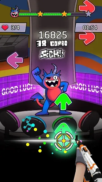 Beat Shooter Night: Rap Battle (ФНФ Фанк) [МОД: Деньги, Монеты и Меню MOD] Screenshot 2