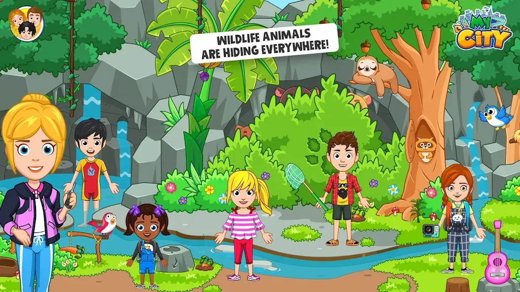 My City : Wildlife Camping (Мой город) [МОД: Много денег, Монет и Все открыто] Screenshot 5