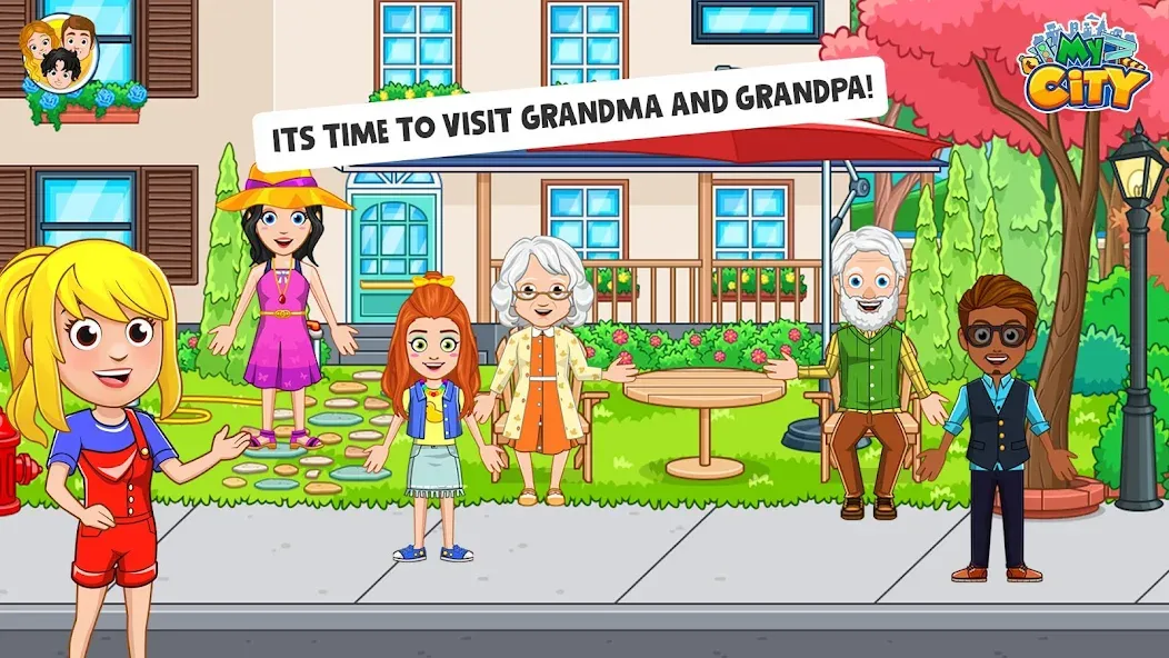 My City : Grandparents Home (Мой город) [МОД: Деньги, Монеты и Меню MOD] Screenshot 1