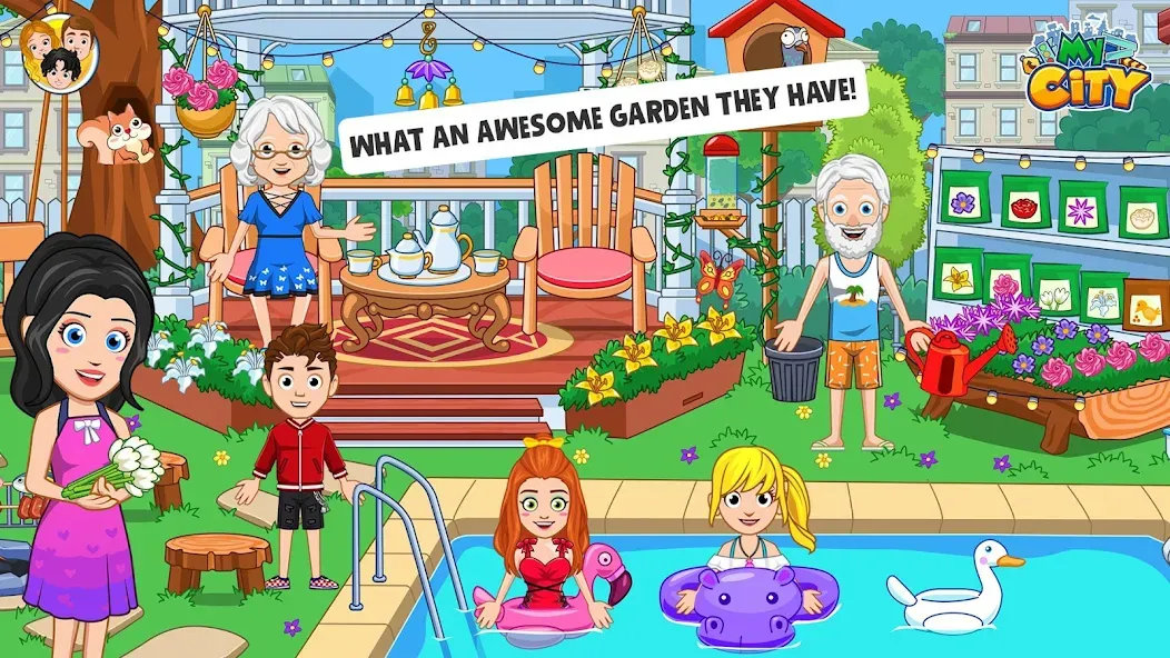 My City : Grandparents Home (Мой город) [МОД: Деньги, Монеты и Меню MOD] Screenshot 4