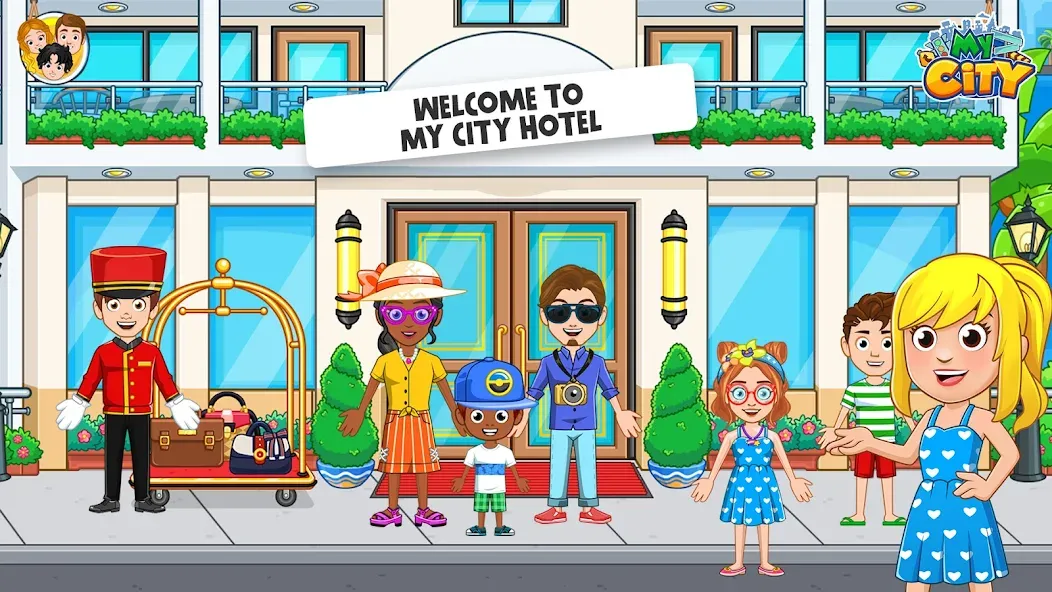 My City : Hotel (Мой Город) [МОД: Много денег, Монет и Все открыто] Screenshot 1