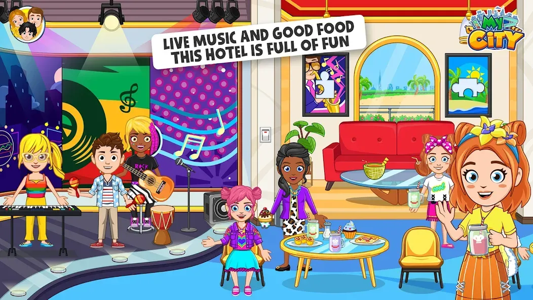 My City : Hotel (Мой Город) [МОД: Много денег, Монет и Все открыто] Screenshot 4