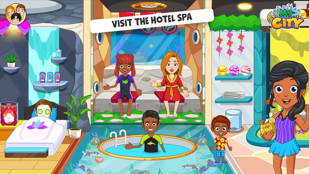My City : Hotel (Мой Город) [МОД: Много денег, Монет и Все открыто] Screenshot 5