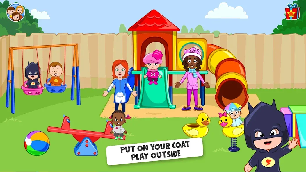 My Town : Daycare Game [МОД: Бесконечные деньги, Монеты и Мега MOD] Screenshot 1