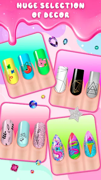 Nail Salon [МОД: Все открыто, Дополнительные деньги и Меню MOD] Screenshot 2
