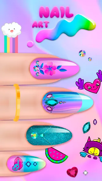 Nail Salon [МОД: Все открыто, Дополнительные деньги и Меню MOD] Screenshot 3