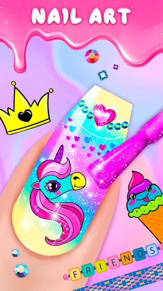 Nail Salon [МОД: Все открыто, Дополнительные деньги и Меню MOD] Screenshot 4