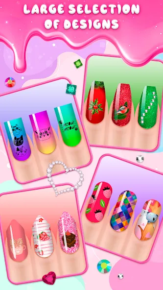 Nail Salon [МОД: Все открыто, Дополнительные деньги и Меню MOD] Screenshot 5