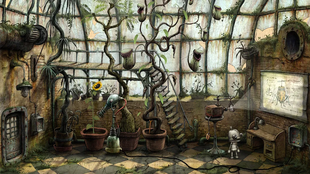 Machinarium Demo (Махинариум) [МОД: Меню, Бесконечные монеты и Открытые уровни] Screenshot 2