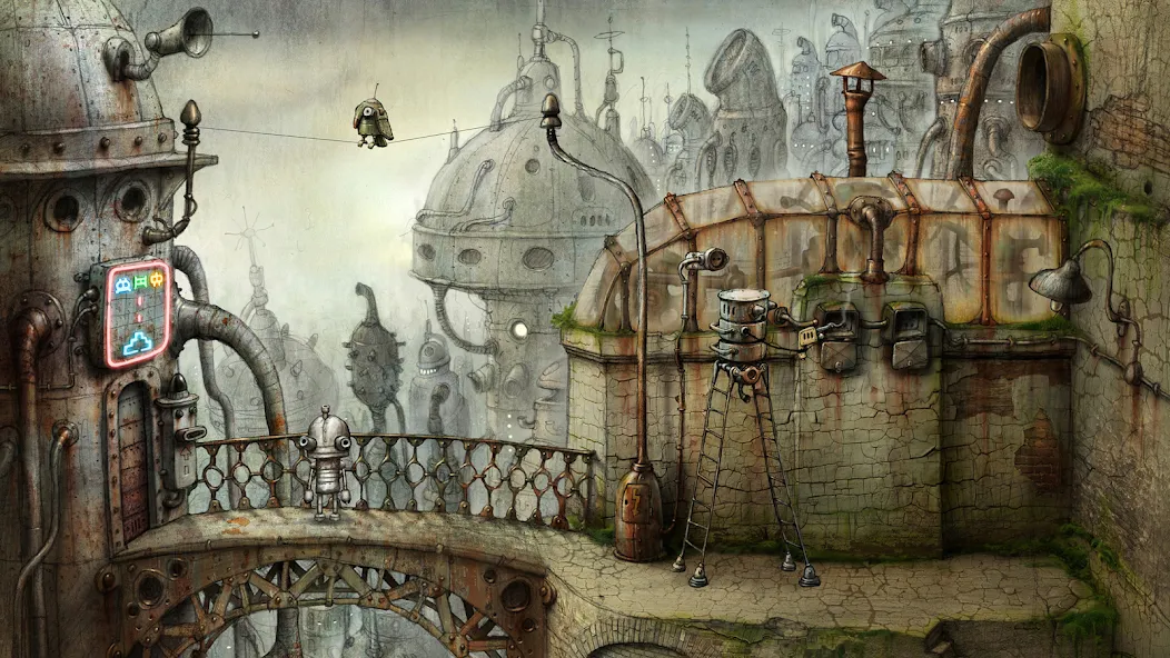 Machinarium Demo (Махинариум) [МОД: Меню, Бесконечные монеты и Открытые уровни] Screenshot 4