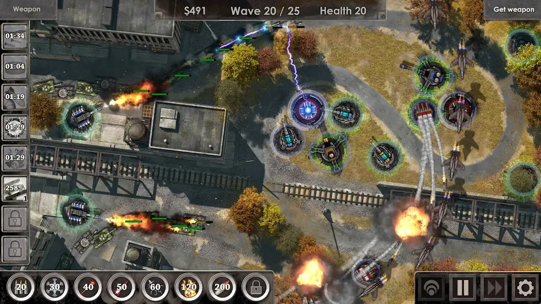 Defense Zone 3 Ultra HD (Дефенс Зона 3 Ультра ХД) [МОД: Деньги, Монеты и Меню MOD] Screenshot 2