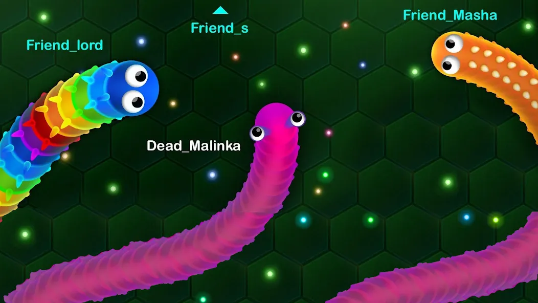 Wormax.io [МОД: Все открыто, Дополнительные деньги и Меню MOD] Screenshot 1