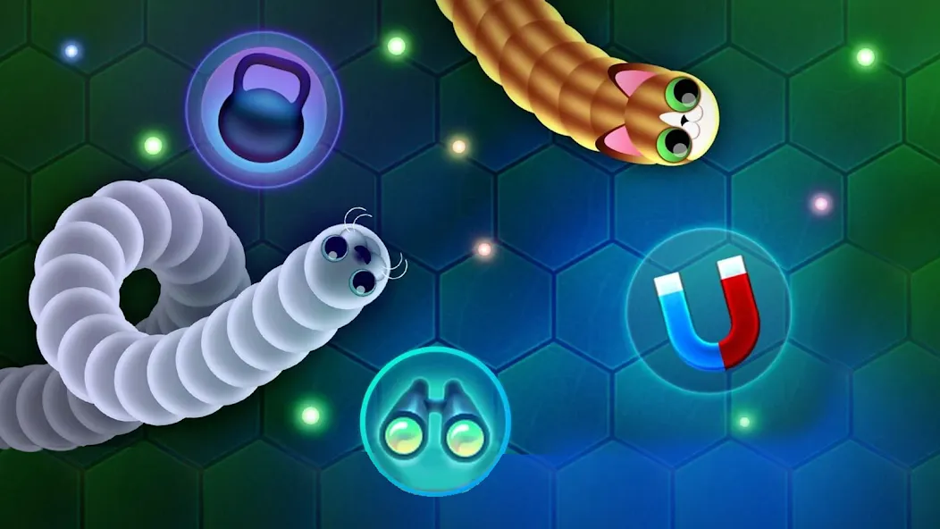 Wormax.io [МОД: Все открыто, Дополнительные деньги и Меню MOD] Screenshot 2