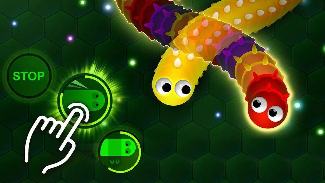 Wormax.io [МОД: Все открыто, Дополнительные деньги и Меню MOD] Screenshot 5