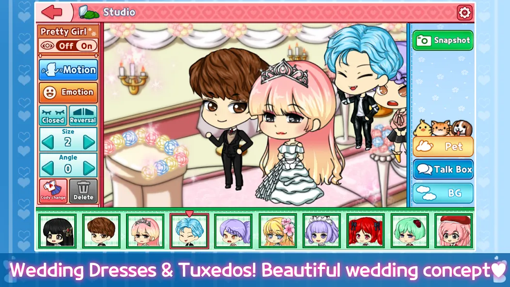 My Prettygirl Story : Dress Up (Мой Притигерл Стори) [МОД: Бесконечные деньги, Монеты и Мега MOD] Screenshot 4