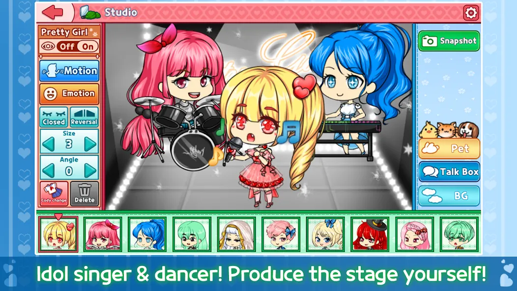 My Prettygirl Story : Dress Up (Мой Притигерл Стори) [МОД: Бесконечные деньги, Монеты и Мега MOD] Screenshot 5