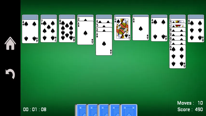 Spider Solitaire [МОД: Много денег, Монет и Все открыто] Screenshot 1