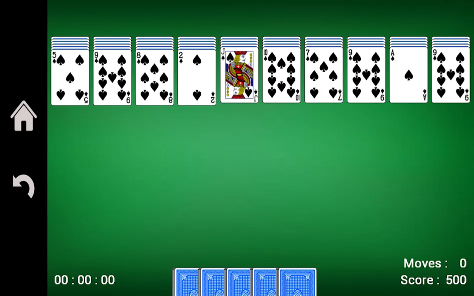 Spider Solitaire [МОД: Много денег, Монет и Все открыто] Screenshot 2