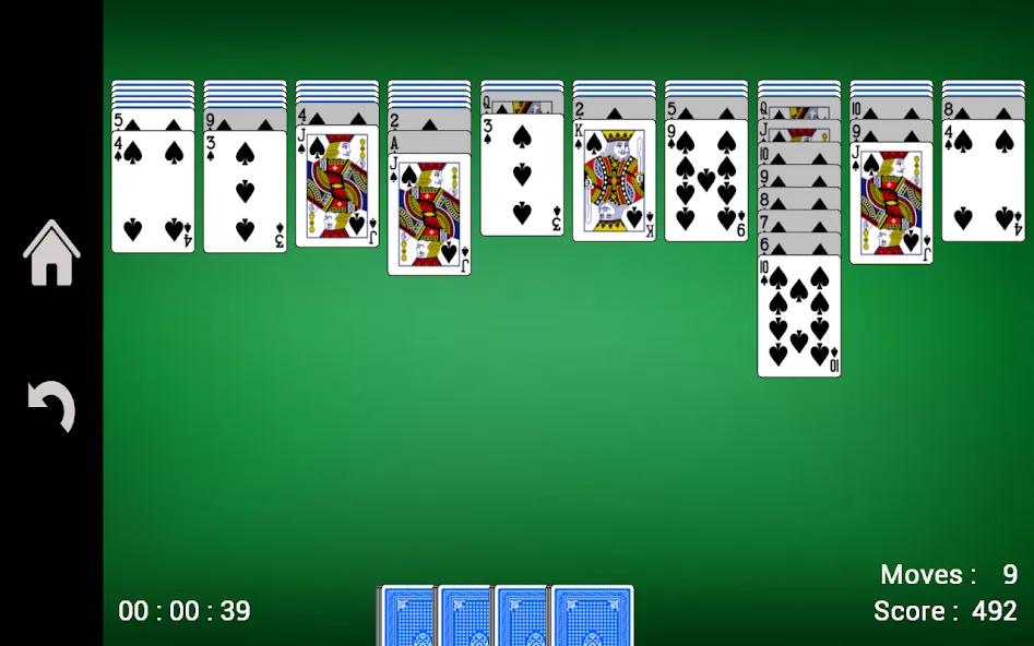 Spider Solitaire [МОД: Много денег, Монет и Все открыто] Screenshot 4