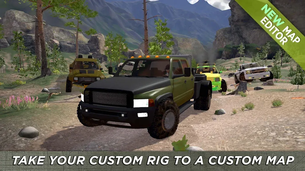 4x4 Mania: SUV Racing (х4 Мания) [МОД: Деньги, Монеты и Меню MOD] Screenshot 1