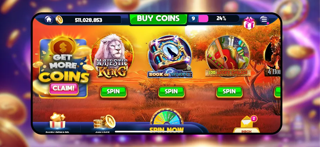 Majestic Slots: Slot Machine [МОД: Бесконечные деньги, Монеты и Мега MOD] Screenshot 5