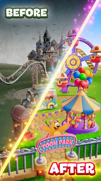 Toon Blast (Тун Бласт) [МОД: Все открыто, Дополнительные деньги и Меню MOD] Screenshot 3
