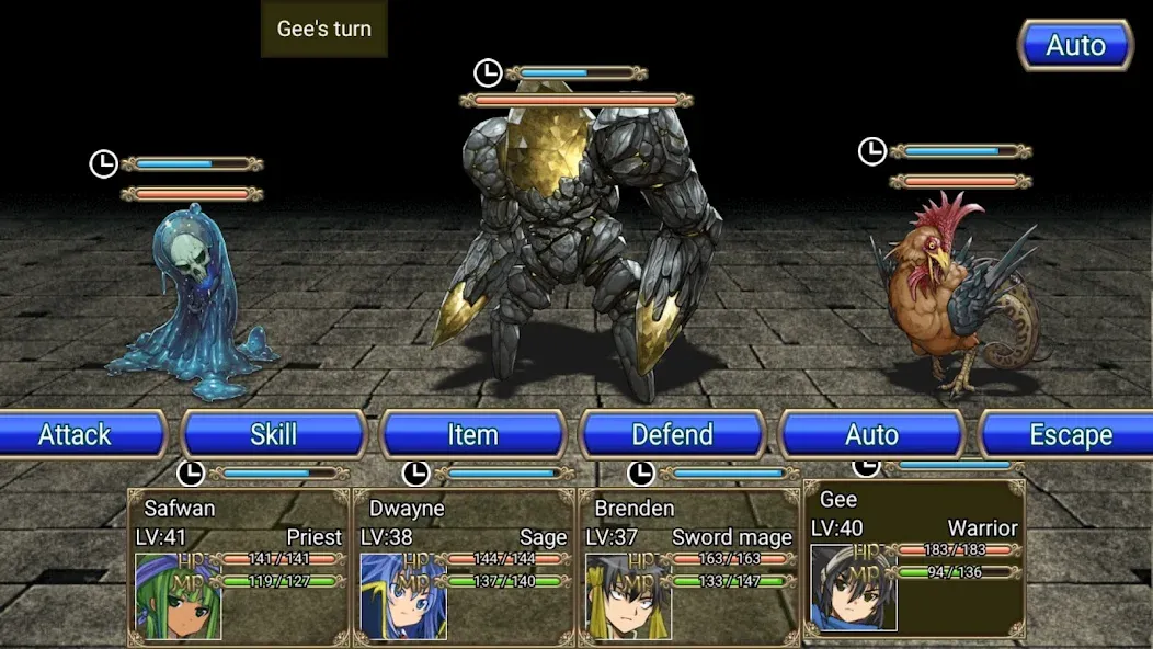 Dungeon RPG -Abyssal Dystopia- (Данжен РПГ) [МОД: Меню, Бесконечные монеты и Открытые уровни] Screenshot 4