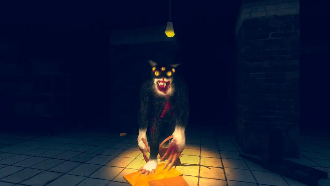 Cat Fred Evil Pet. Horror game [МОД: Много монет, Открытые уровни и Мега MOD] Screenshot 2