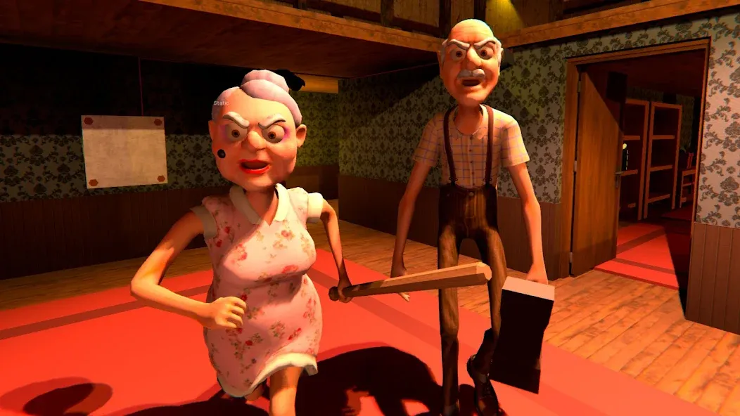 Grandpa And Granny Home Escape (Дедушка и бабушка сбегают из дома) [МОД: Все открыто, Дополнительные деньги и Меню MOD] Screenshot 2