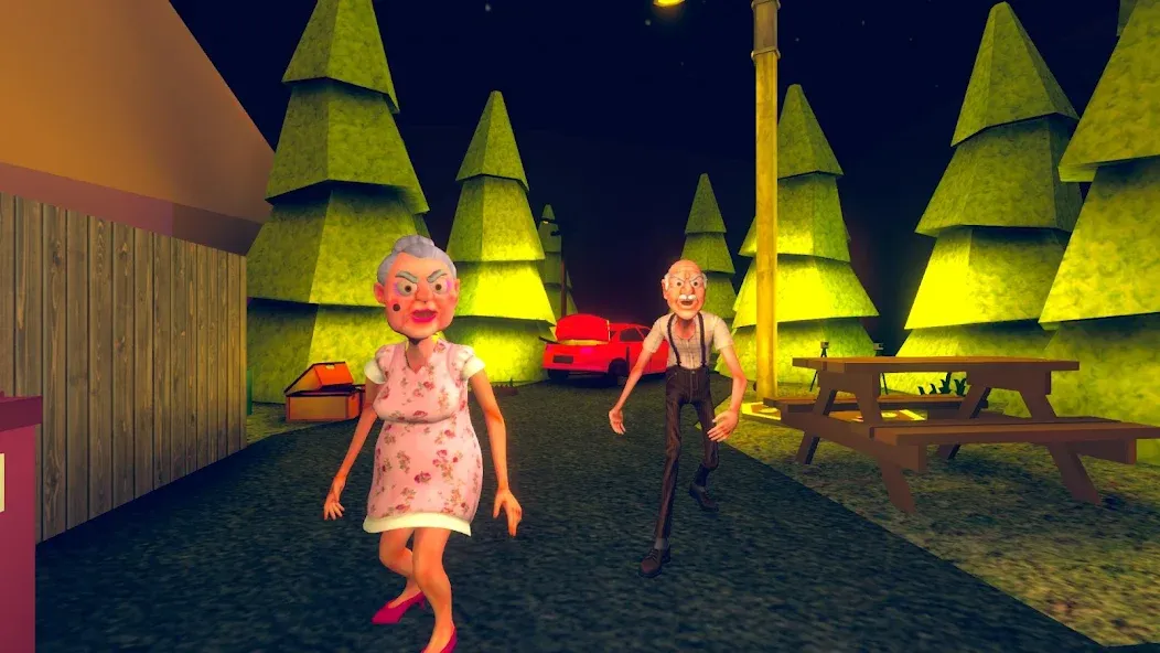 Grandpa And Granny Two Hunters (Дедушка и бабушка  два охотника) [МОД: Бесконечные деньги, Монеты и Мега MOD] Screenshot 1