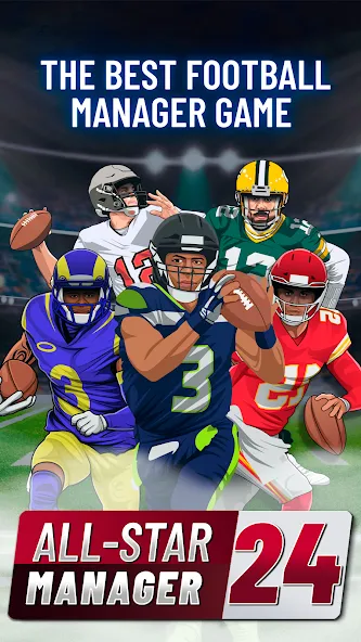 Fantasy Football Bowl Manager (Американ) [МОД: Много монет, Открытые уровни и Мега MOD] Screenshot 1