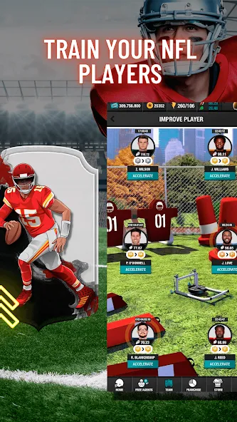 Fantasy Football Bowl Manager (Американ) [МОД: Много монет, Открытые уровни и Мега MOD] Screenshot 4