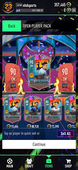 NHDFUT 23 Draft & Packs [МОД: Деньги, Монеты и Меню MOD] Screenshot 2