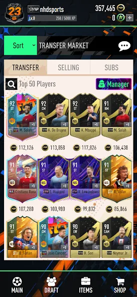 NHDFUT 23 Draft & Packs [МОД: Деньги, Монеты и Меню MOD] Screenshot 5