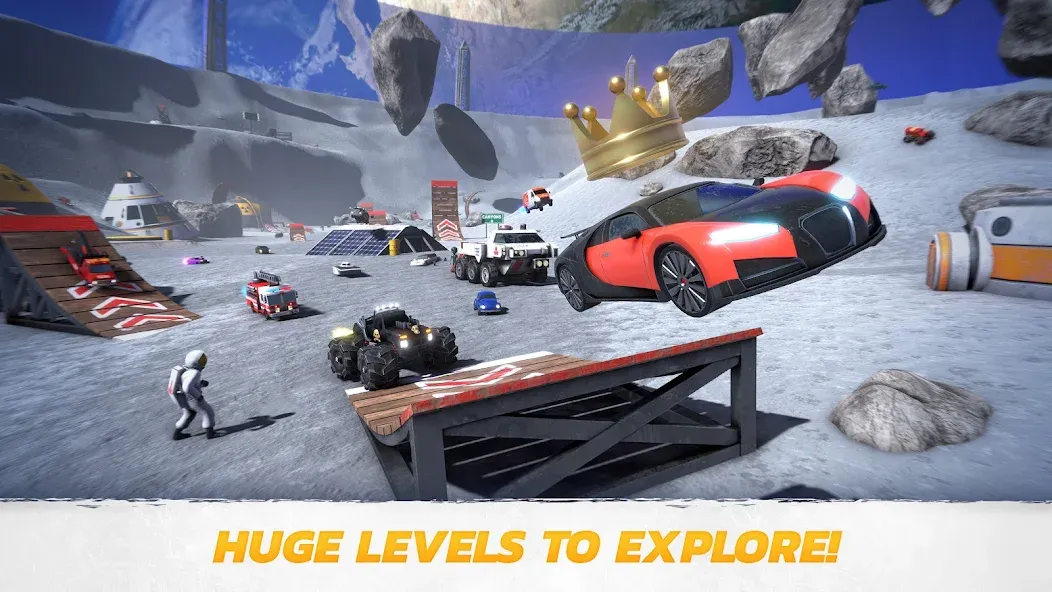 Crash Drive 3: Car Stunting (Крэш Драйв 3) [МОД: Много монет, Открытые уровни и Мега MOD] Screenshot 3