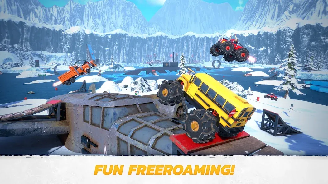 Crash Drive 3: Car Stunting (Крэш Драйв 3) [МОД: Много монет, Открытые уровни и Мега MOD] Screenshot 4