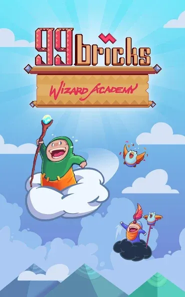 99 Bricks Wizard Academy (Волшебная Академия) [МОД: Много монет, Открытые уровни и Мега MOD] Screenshot 1