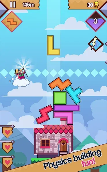 99 Bricks Wizard Academy (Волшебная Академия) [МОД: Много монет, Открытые уровни и Мега MOD] Screenshot 2