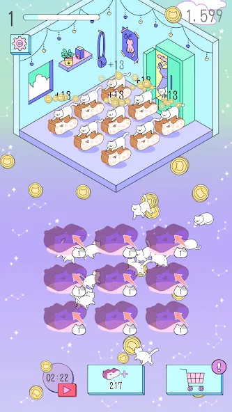 Purrfect Cats (Парфект кэтс) [МОД: Деньги, Монеты и Меню MOD] Screenshot 2