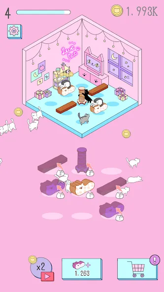 Purrfect Cats (Парфект кэтс) [МОД: Деньги, Монеты и Меню MOD] Screenshot 4