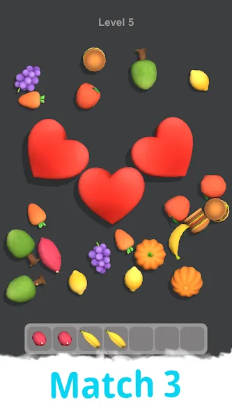 Match Tile 3D - Calm Matching (Матч Тайл 3Д) [МОД: Бесконечные деньги, Монеты и Мега MOD] Screenshot 1