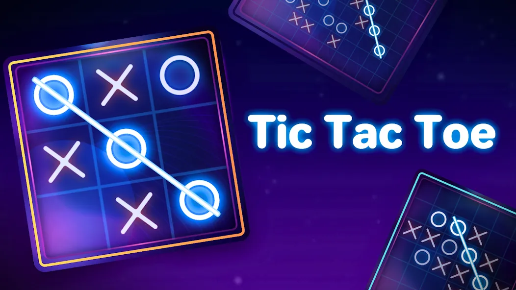 Tic Tac Toe 2 Player: XO Game (Тик Так Тоу 2 игрока) [МОД: Все открыто, Дополнительные деньги и Меню MOD] Screenshot 1